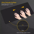 Keyboard Mouse Mat - Shortcut Key Pattern Mouse Keyboard Pad,Extra Large Keyboard Pad with Office Software Shortcuts Pattern,Computer Non-Slip Mat for Desk PC, Laptop,Office (C, L: 900 * 400 * 3mm)