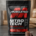 MUSCLETECH NITRO-TECH 100% Whey Gold Protein Powder 2lbs �Premium Whey Blend for Muscle Recovery & Lean Muscle Support