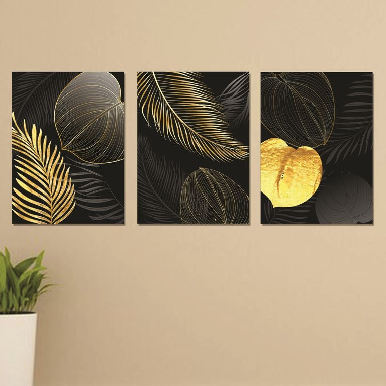 Set of 3 Premium Wall Art Photo Tiles �Modern Home Decor Sets