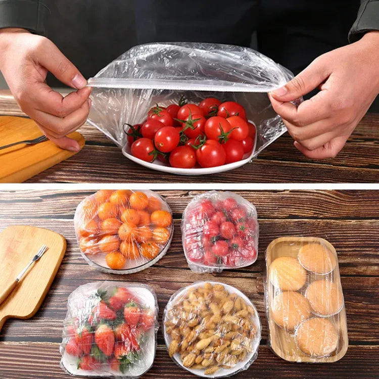 100pc Disposable Cling Film Cover Household Refrigerator – photo 1
