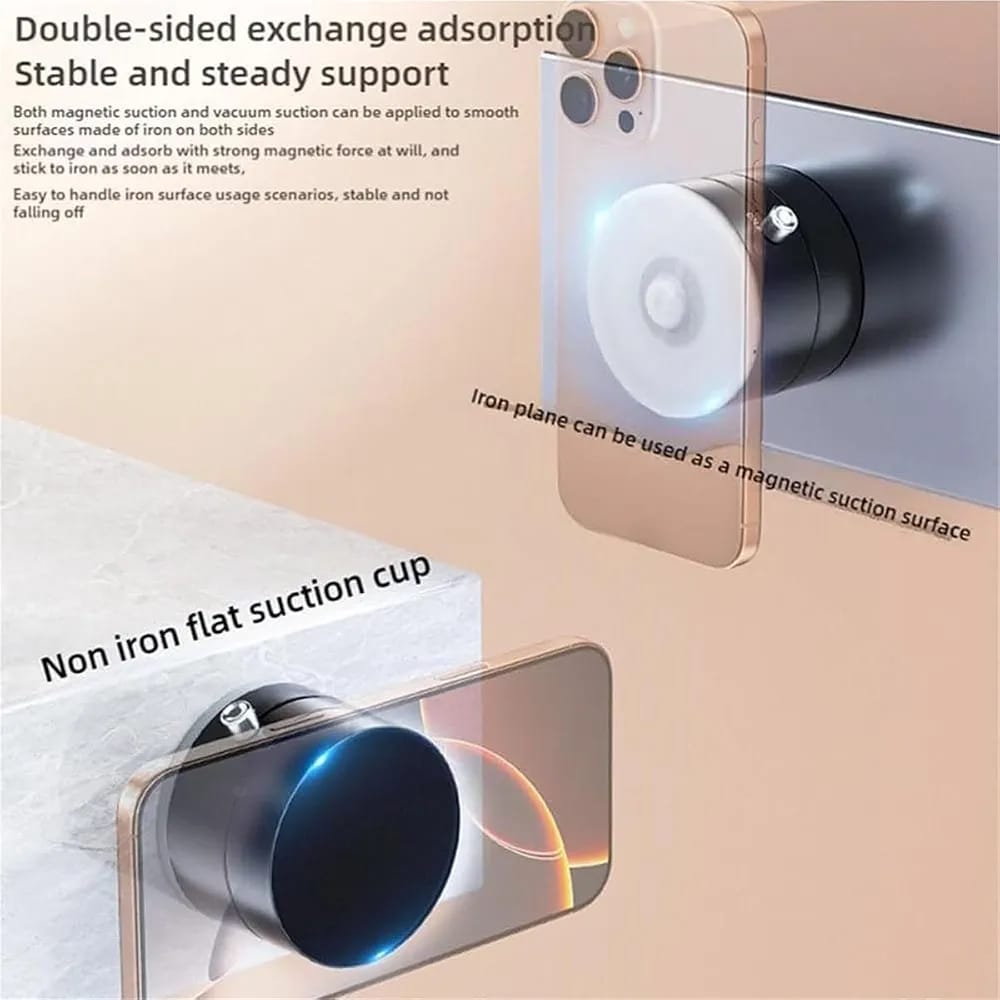 Double-Sided Vacuum Magnetic Phone Holder