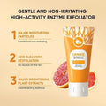 Orange Enzyme Exfoliating Gel | Brightening & Gentle Citrus Enzyme Scrub | Removes Dead Skin, Smooths Texture & Reveals Radiant, Glowing Skin (50gm)
