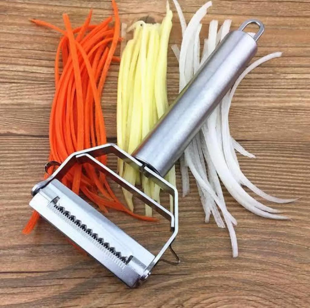 Stainless Steel Multi Peeler �Ergonomic Fruit and Vegetable Peeler with Hanging Hook