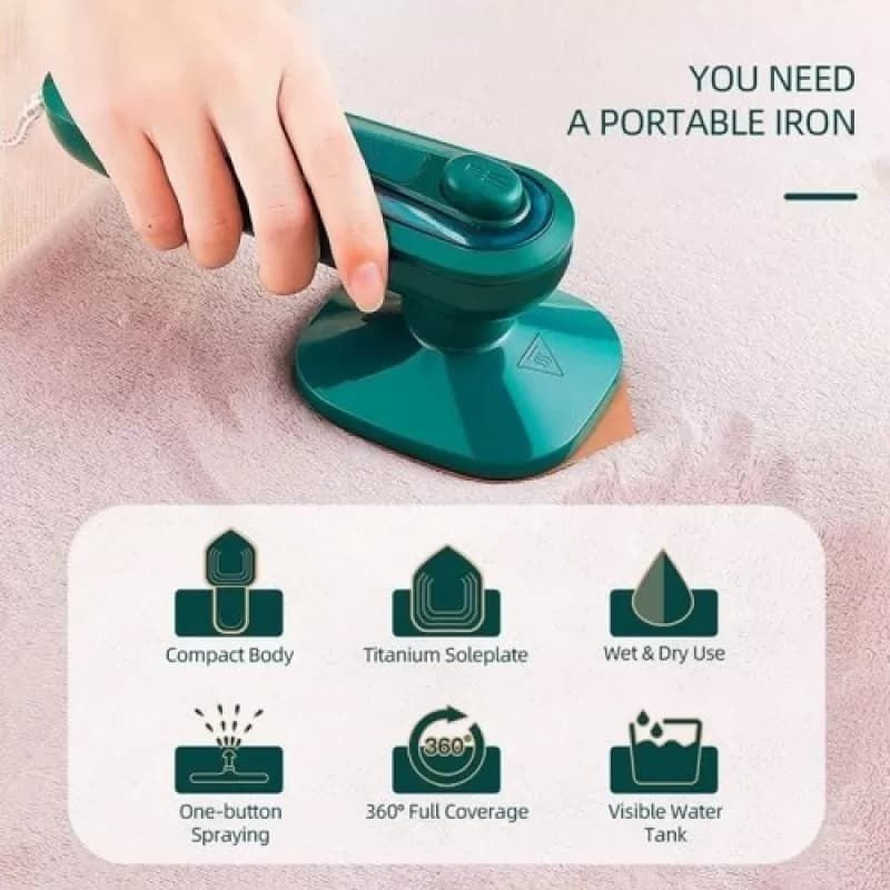 Professional Micro Steam Iron Handheld Household Portable Ironing Machine Garment Steamer