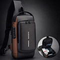 Premium Anti-Theft Sling Bag with Password Lock �High-Capacity Crossbody Shoulder Chest Pack with Smooth Zipper for Travel, Tech, and Daily Commuting