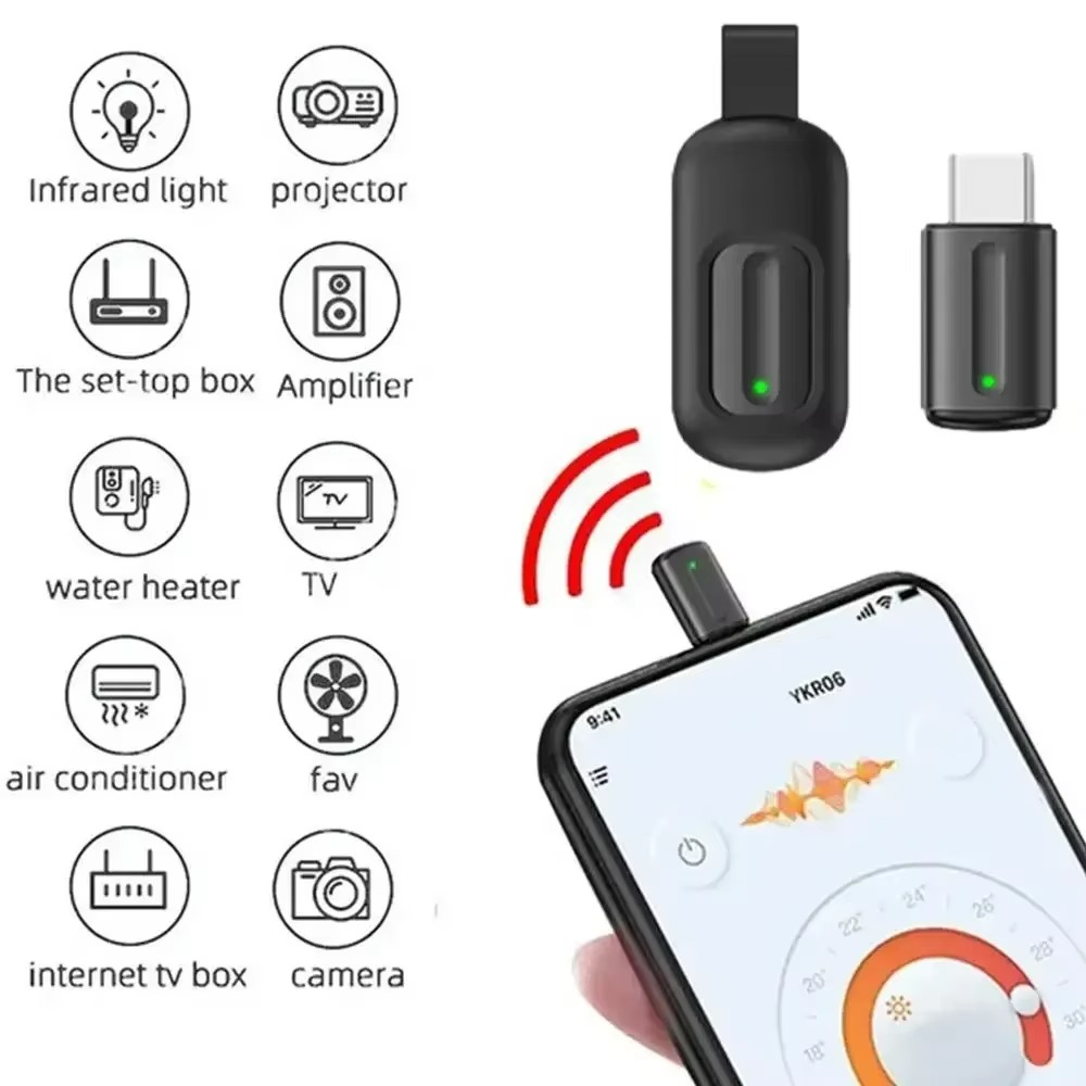 Smart Remote Control For Android And iPhone | Universal Wireless Mini Remote | Easy Plug And Play Control For Selfies, Videos, And Music