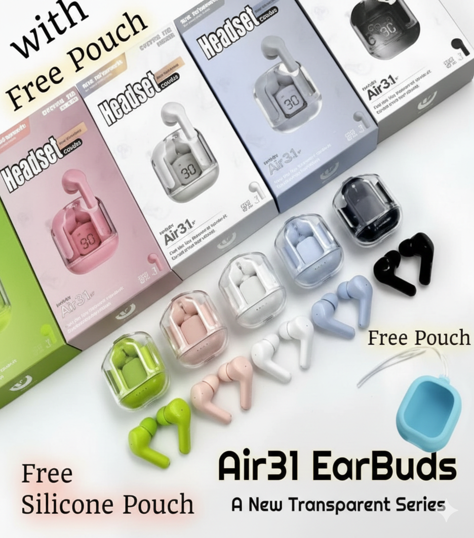 3.1 Professional Air 31 Tws Transparent Earbuds – photo 1