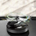 Solar Powered Car Aroma Diffuser �Helicopter Design Air Freshener Perfume for Dashboard