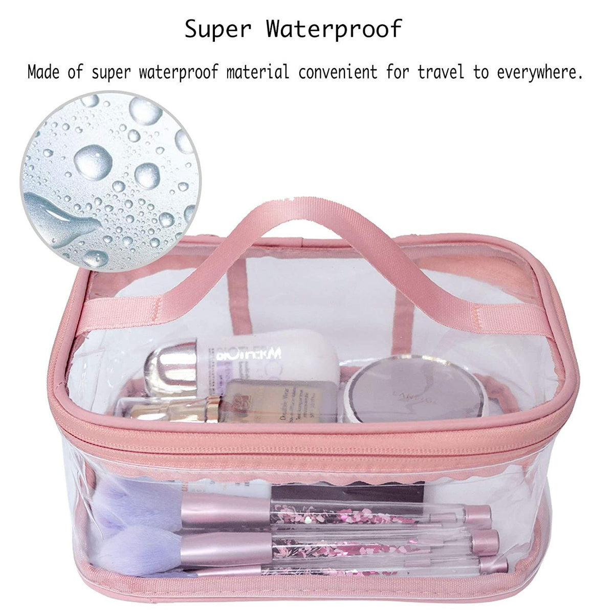 Cosmetic Organizer Makeup Brush Bag Cosmetics Transparent – photo 1