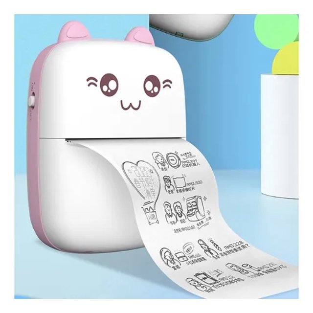 Mini Portable Pocket Thermal Printer �Wireless Receipt & Photo Printer (Random Color)