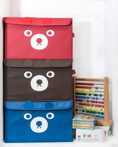 1 Pc Panda Design Folding Storage Bins Quilt Basket Kid Toys Organizer Storage Boxes Cabinet Wardrobe Storage Bag (random Color)