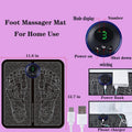 EMS Foot Massager Mat Electric USB Charging Smart Display Tens Acupuncture Feet Cushion Blood Circulation Pad Health Care Home