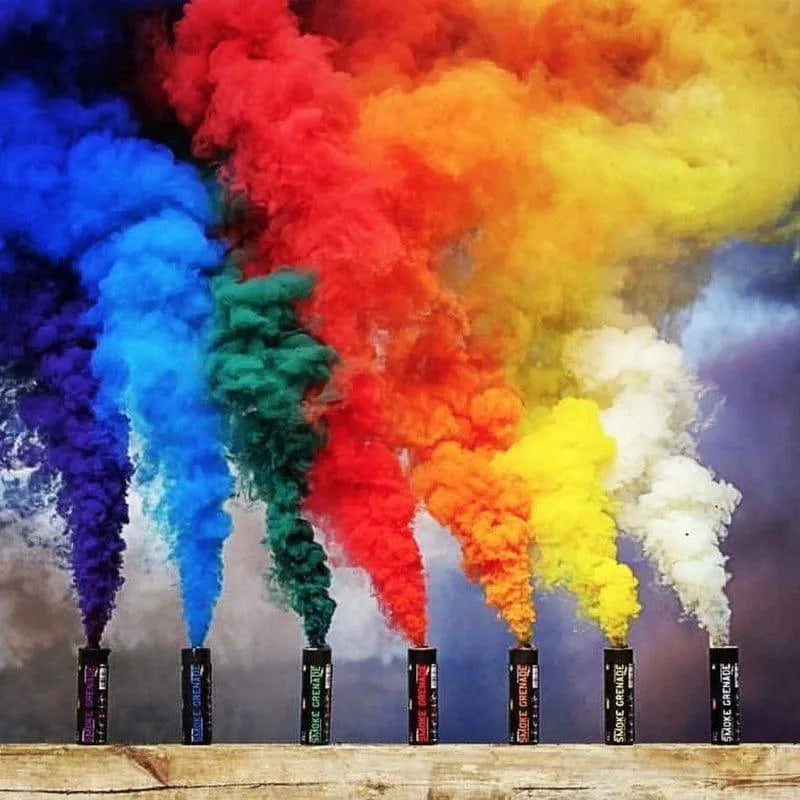Multicolor Smoke Bombs for Weddings & Events