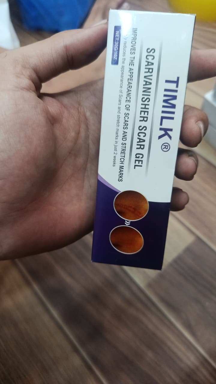 Timilk Scarvanisher Scar Gel Improves The Appearance Of Scars And Stretch Marks - 30g