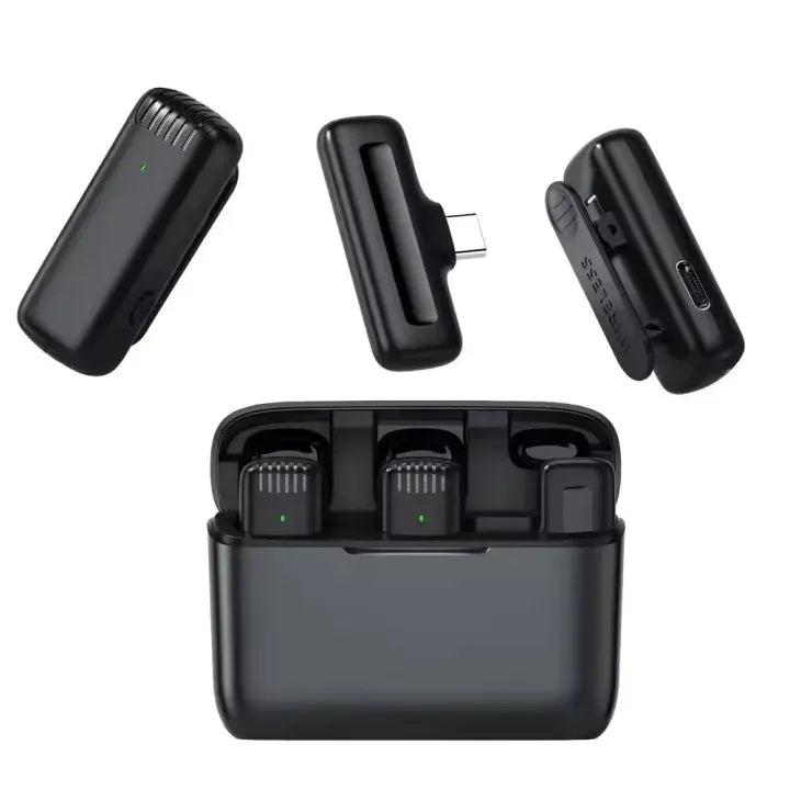 J13 Type C Dual Wireless Lavalier Microphone – photo 2
