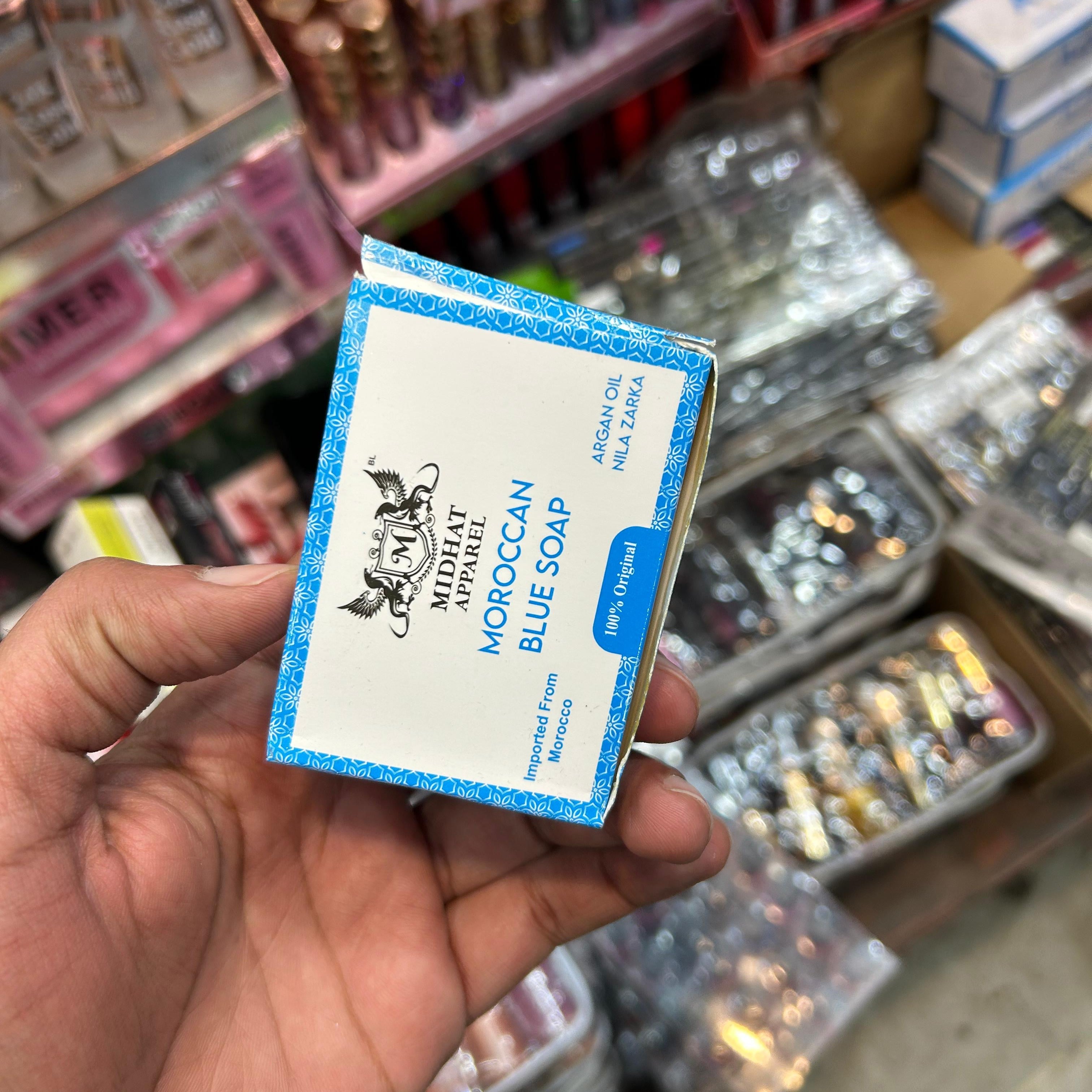 Midhat Apparel Moroccan Blue Soap For Premium Personal Care 30g