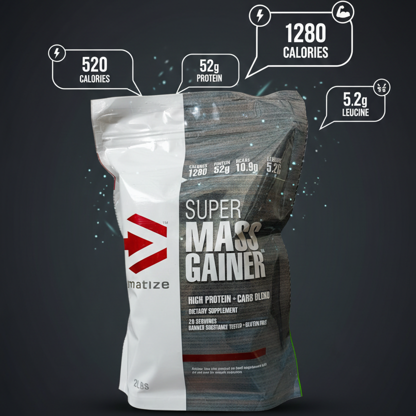 Dymatize Super Mass Gainer �High Protein & Carb Blend Weight Gainer Powder (2 lbs, 29 Servings)