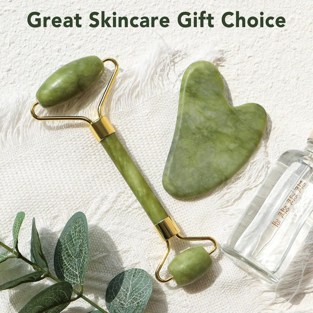 Jade Roller Facial Massager – photo 1
