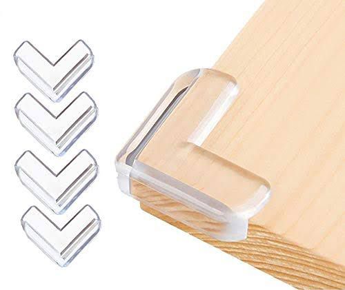 4pcs Table Corner Protector - Child Safety Transparent Silicon Furniture Corner Protectors Self-Adhesive Edge Guard For Baby Proofing Home