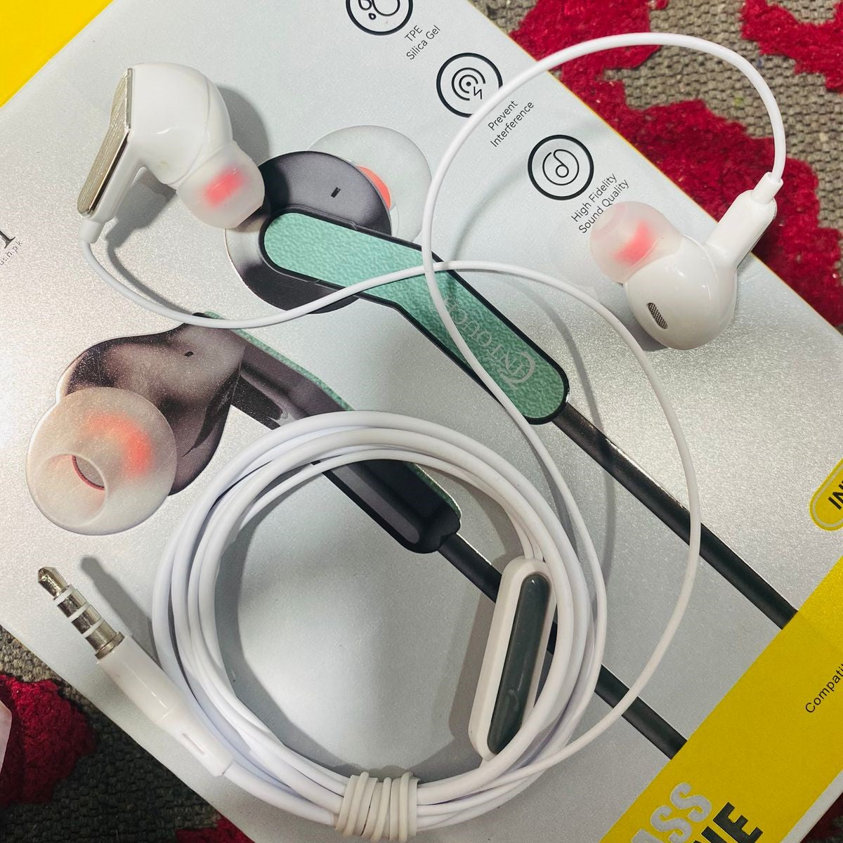 Intouch INT-28 Super Bass Wired Earphones | 3.5mm Jack | Universal Compatibility