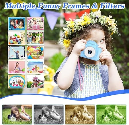 Children Mini Digital Camera Can Take Pictures Video Small Sir Toys | Kids Camera, Digital Video Camera for Kids, Christmas Birthday Gift for Boys &amp; Girls - Random colors