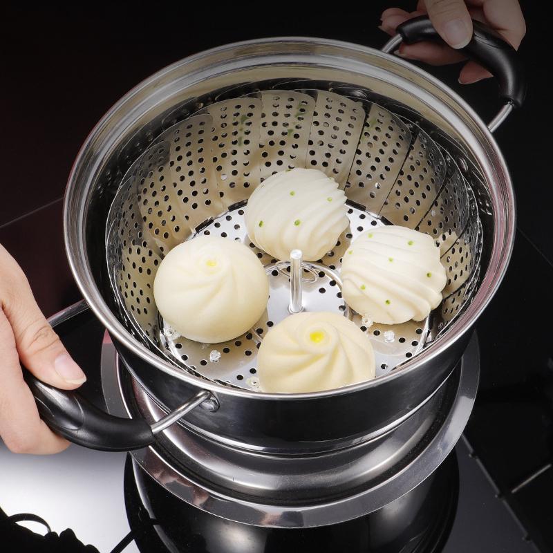 Stainless Steel Folding Vegetable Steamer Basket Stainless – photo 5
