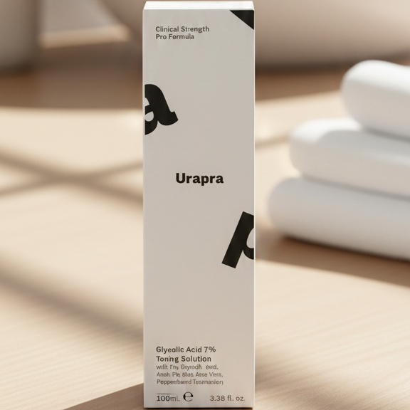 Urapra Glycolic Acid 7% Toning Solution �Gentle Exfoliation & Radiant Glow, 100ml