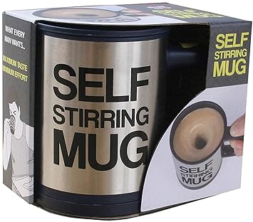 Self Stirring Mug (Cell Operated) (Random colors)