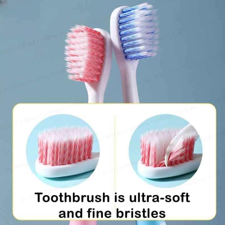 CHOFN Kids Toothbrush Set (3�2 Years) �Soft Bristles with Toy Car (Random Designs)