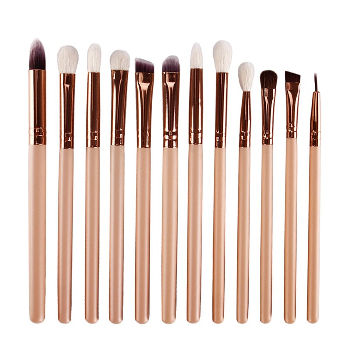 Make Up Eye Brushes Set, Lover Bar 15pcs Makeup Brush- with Travel Organizer  with pouch(random color)