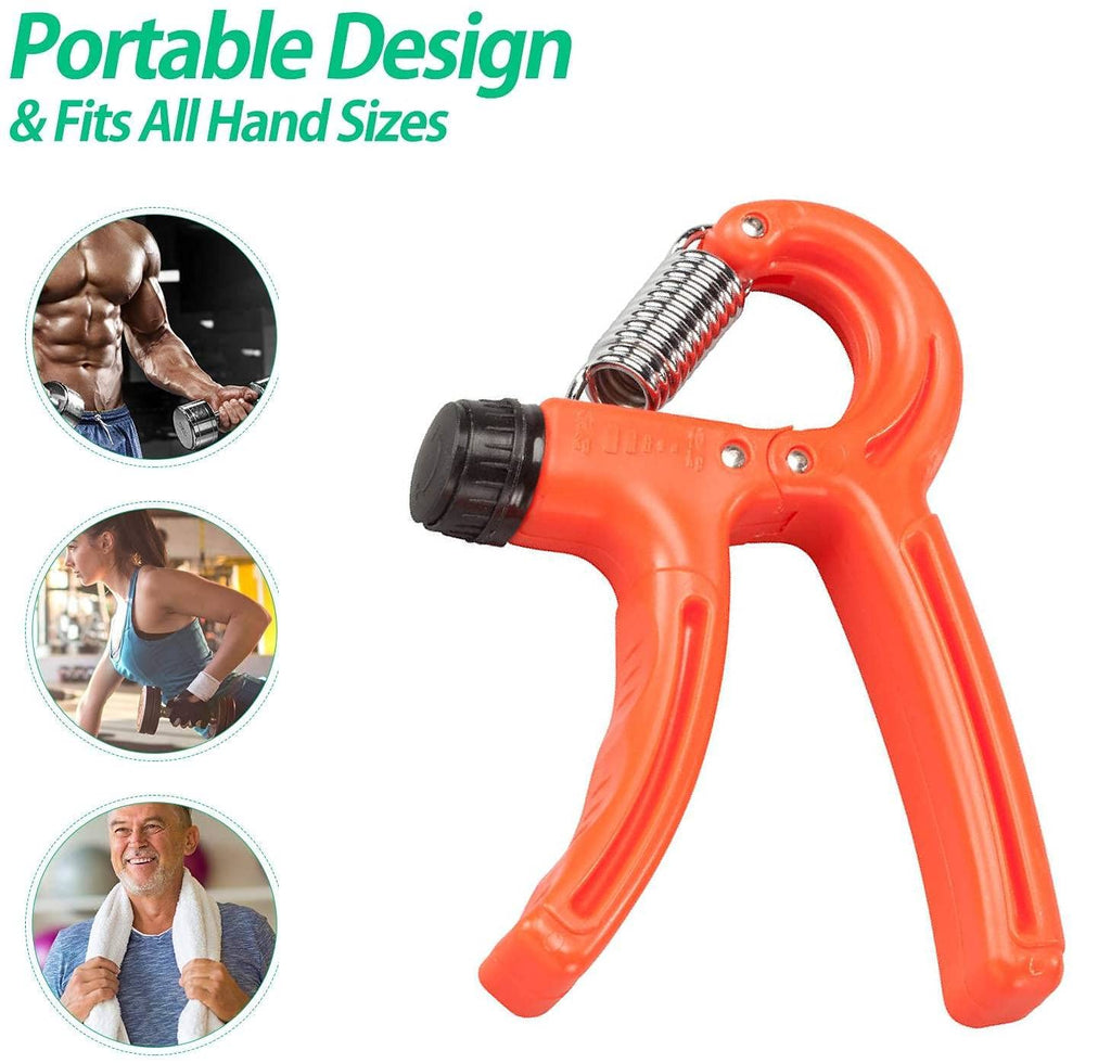 Simple Adjustable Hand Gripper Strengthener �Wrist &amp; Forearm Workout Trainer - Random Color