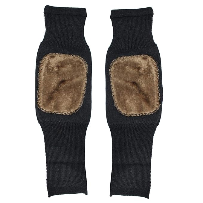 1 pair Knee Warmer Woolen Knee Cap for Men and Women  (random design)