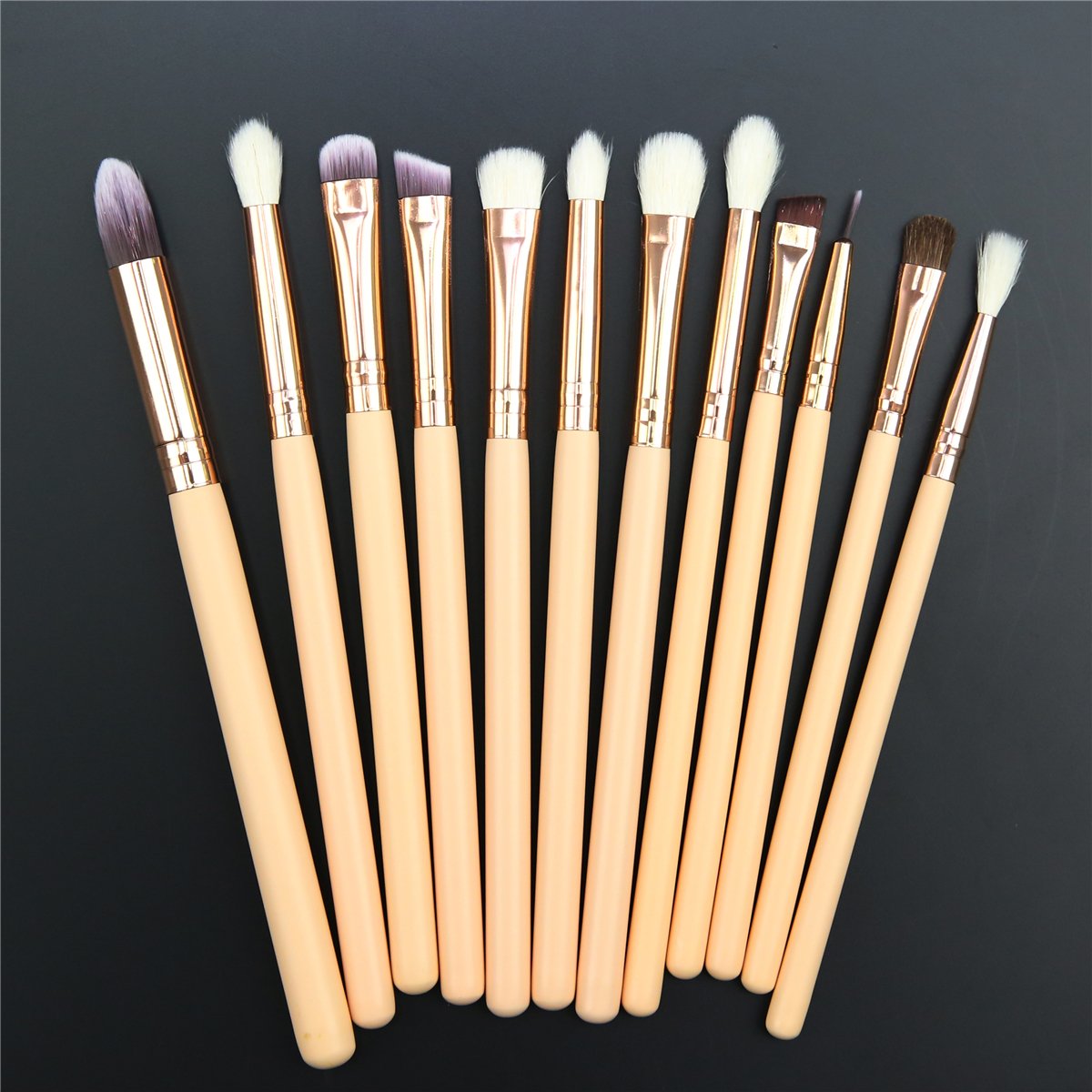Make Up Eye Brushes Set, Lover Bar 15pcs Makeup Brush- with Travel Organizer  with pouch(random color)