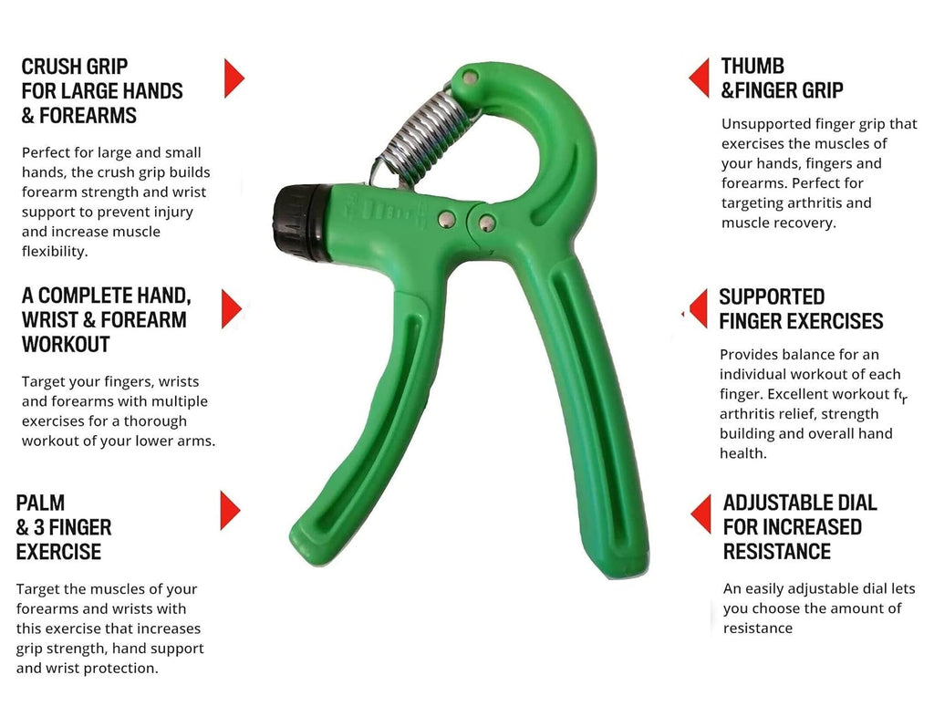 Simple Adjustable Hand Gripper Strengthener �Wrist &amp; Forearm Workout Trainer - Random Color