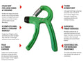 Simple Adjustable Hand Gripper Strengthener �Wrist &amp; Forearm Workout Trainer - Random Color