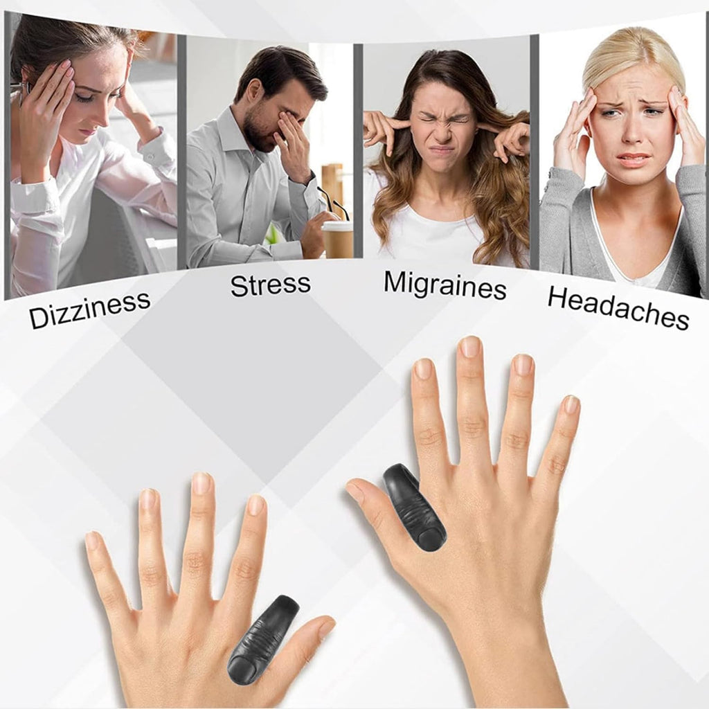 Sugar Control LI4 Acupressure Point Clip Wearable �Supporting Acupressure Relaxation, Stress Alleviation, Tension Relief and Headache Relief Hand Clip Migraine Pressure Point Clip