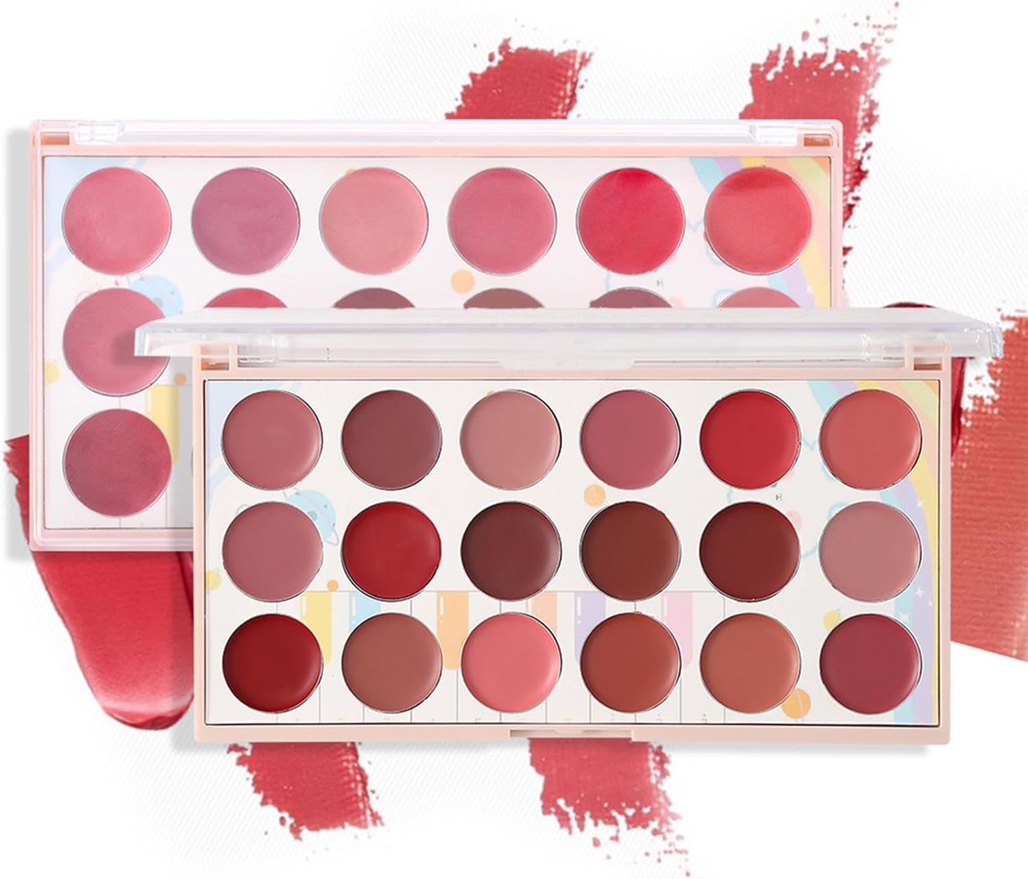 Moccallure Professional 18-Colors Lipstick Kit �Long-Lasting, Hydrating &amp; Compact | Unisex Makeup Set