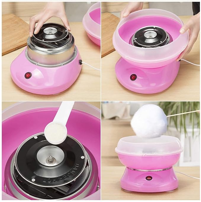 Cotton Candy Maker Device With Free Watch (Random Color)