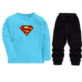 2 PCs New Summer Tracksuit T-Shirt & Trouser Set for Kids �Soft Comfortable Fabric Casual Sportswear Outfit for Boys & Kids (Size Medium)