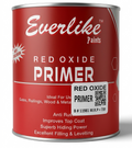 Everlike Red Oxide Primer 0.91 Liter �Anti Rust Metal & Wood Primer for Strong Base Coating
