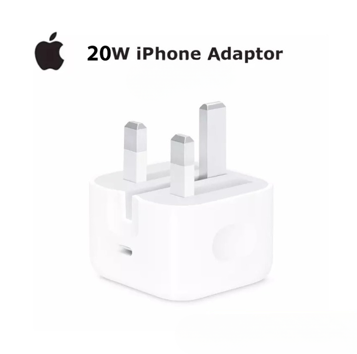 Apple 20W USB-C Power Adapter Fast Charging Wall Charger for iPhone, iPad & USB-C Devices