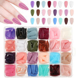 Artificial Nails Pack - 576 Nails with Glue &amp; Stickers