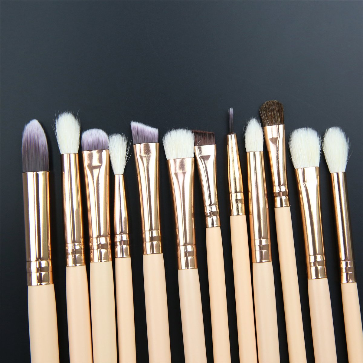 Make Up Eye Brushes Set, Lover Bar 15pcs Makeup Brush- with Travel Organizer  with pouch(random color)