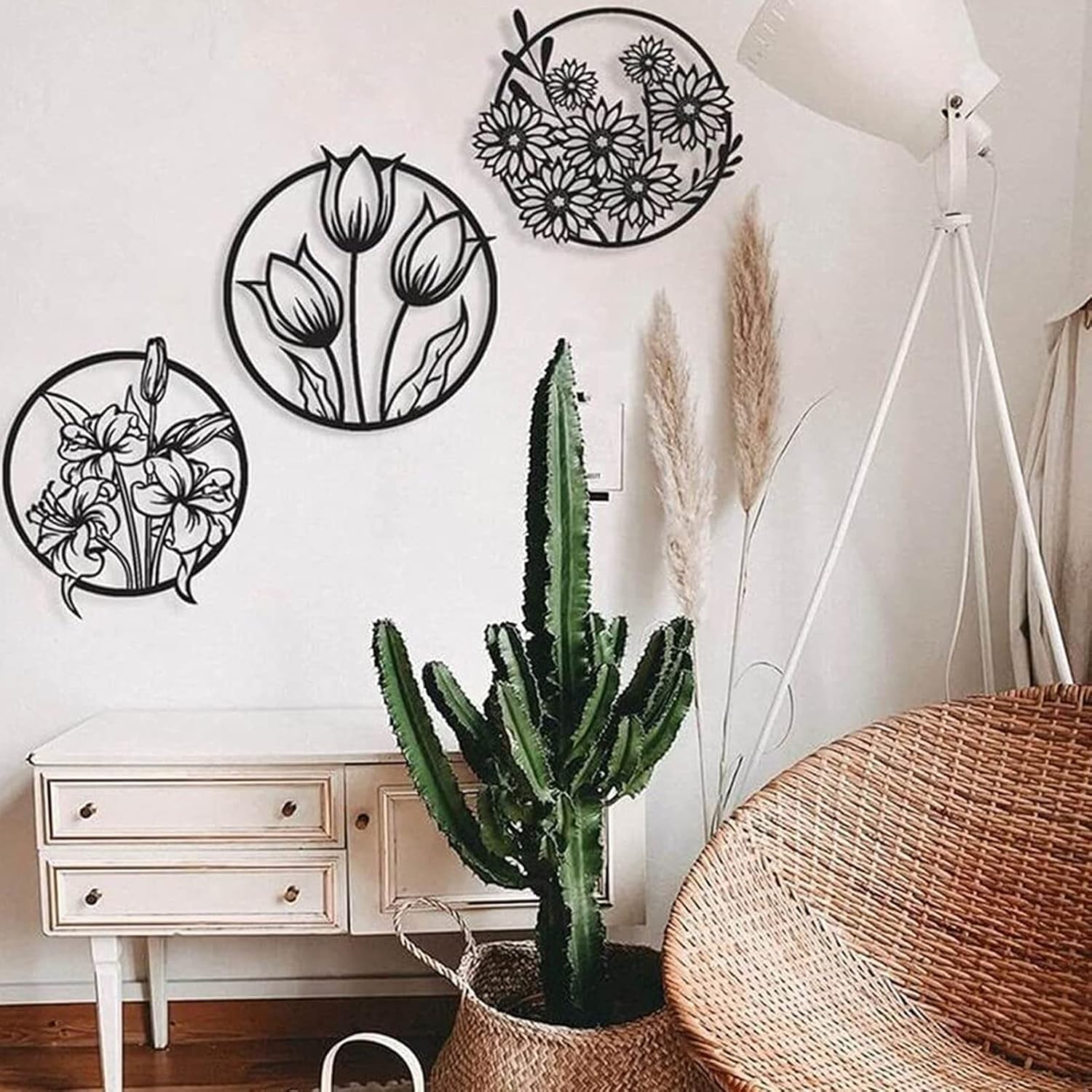 (3 pcs set )3D floral abstract Wooden Wall Art &amp; Home Decoration /  Item Home D?or Home Room &amp; Wall Decor Wall Art