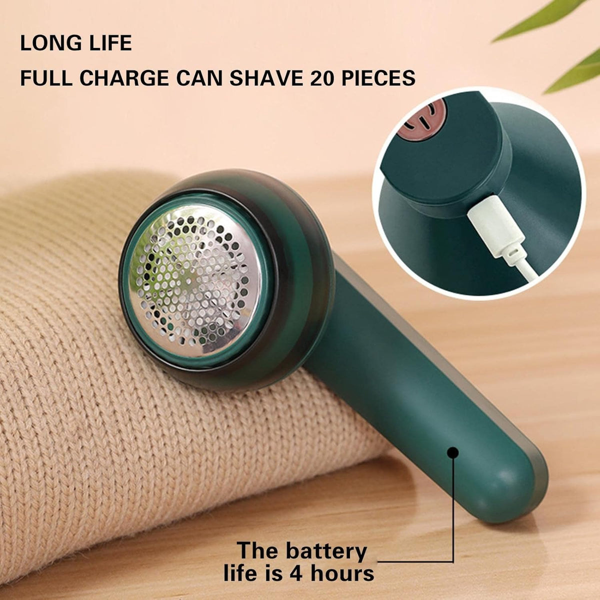 Rechargeable Lint Remover for Clothes, Fuzz Remover – photo 3