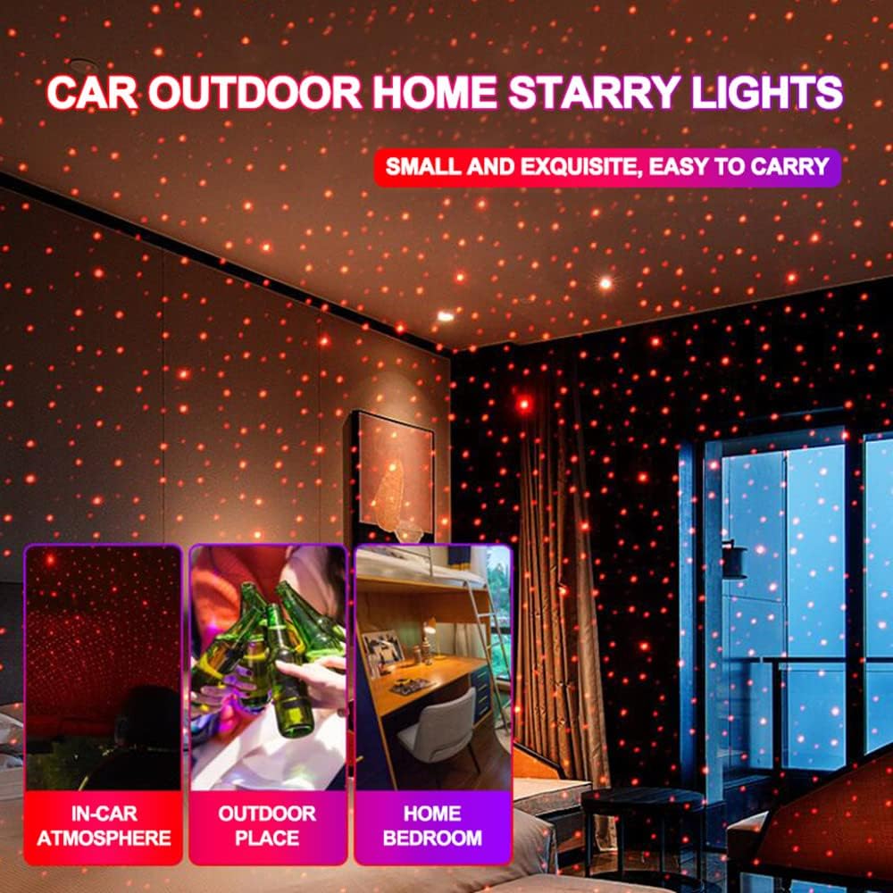 Led Galaxy Star Light | Starry Laser Projector Night Light For Home &amp; Car Roof Decoration