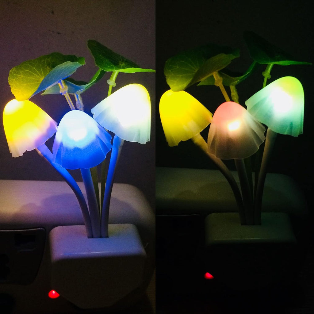 Mushroom LED Night Light For Home  ( random color )
