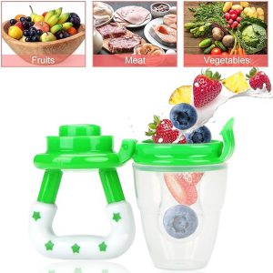 Baby Solid Baby Fruit Pacifier Fresh Fruit Feeder Infant Teething Toy Nibbler Teether Pacifier Safe Silicone Pacifier (random color)