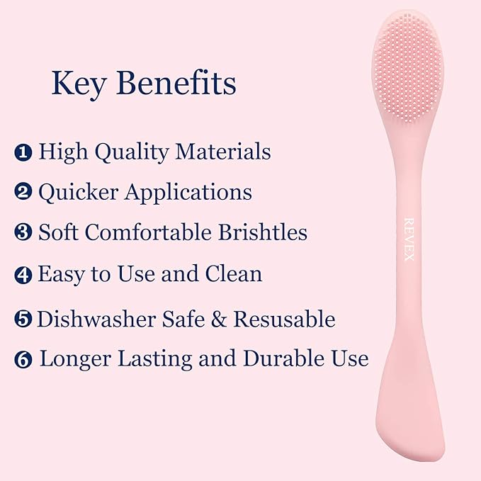 Silicone Face Mask Brush Applicator |  Facial Mask Brush for Mud, Clay, Charcoal Mixed Mask | only 1 piece.
