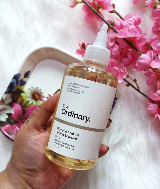 The Ordinary Glycolic Acid 7% Toning Solution �Exfoliating Face Toner for Radiant Skin, Removes Dead Skin Cells, Brightens &amp; Smoothens, 240ml